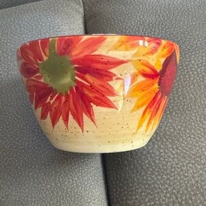 Pfaltzgraff Sunflower Ceramic Bowl - Red and Orange